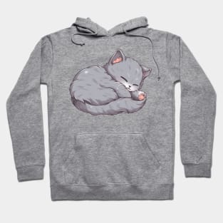 Cute Chartreux Sleeping Hoodie